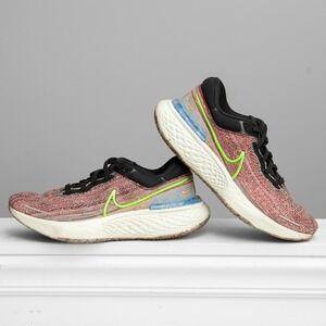 Nike Infinity Run Flyknit 3 Men Running Shoes DJ5923 900 Red Black Green Sz 11.5